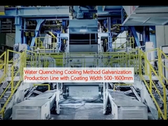 水消化冷却方法 塗装幅500-1600mmのガルバニゼーション生産ライン