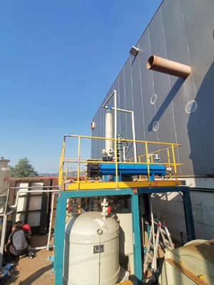 強力な化学蒸気除去システム 1000m3/h 空気流量 900 Pa 工業用浄化塔